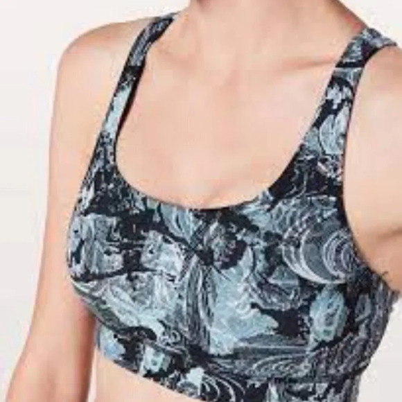 lululemon athletica Other - Lululemon Energy Bra Eternal Wave Starlight  Black 4
